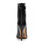 Moment - Black Vegan Leather - Suede Sole - Dance Floor Only