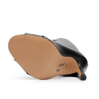 Parker Wide Fit - Black Vegan Leather - Street Sole