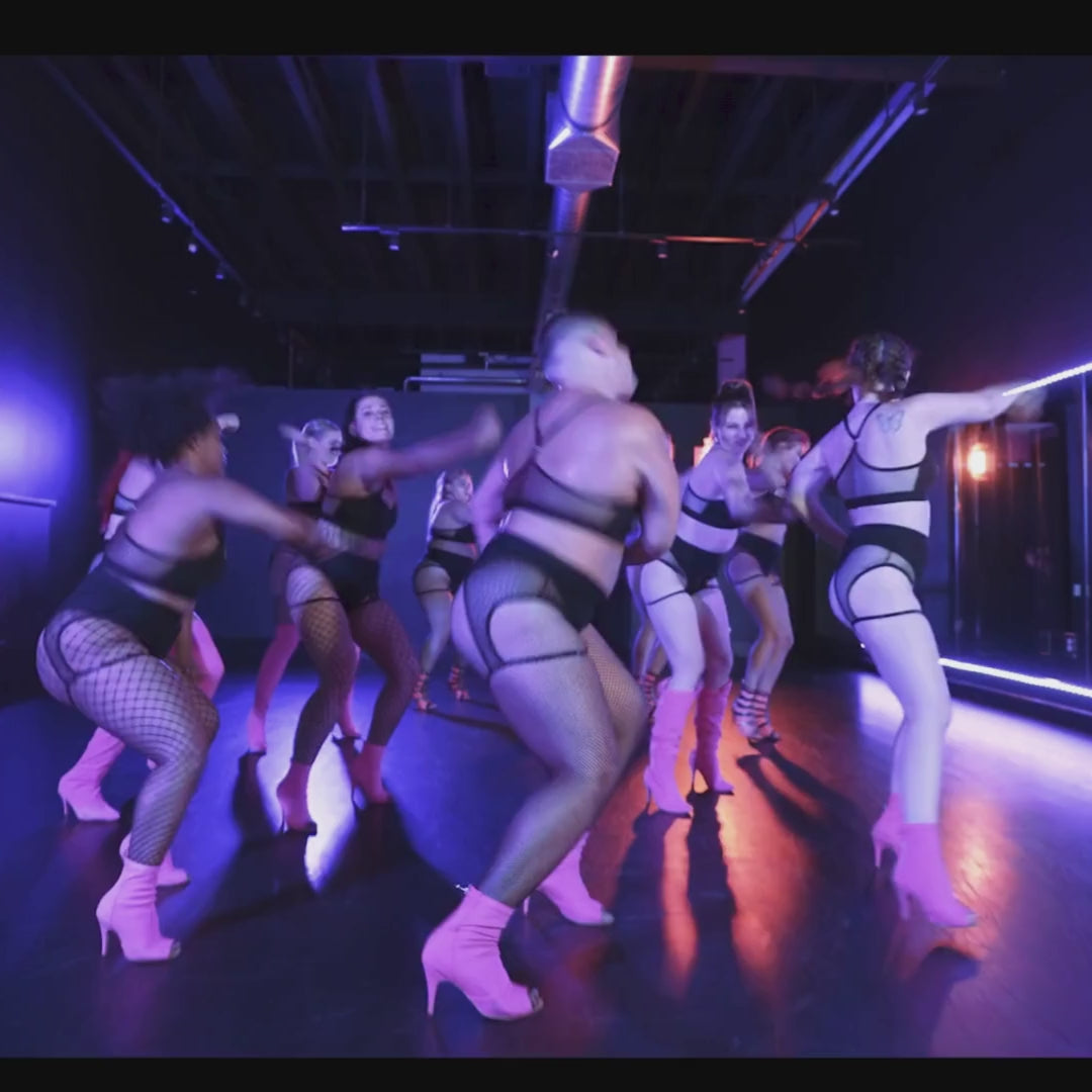 Shabina - Hot Pink Lycra - Street Sole