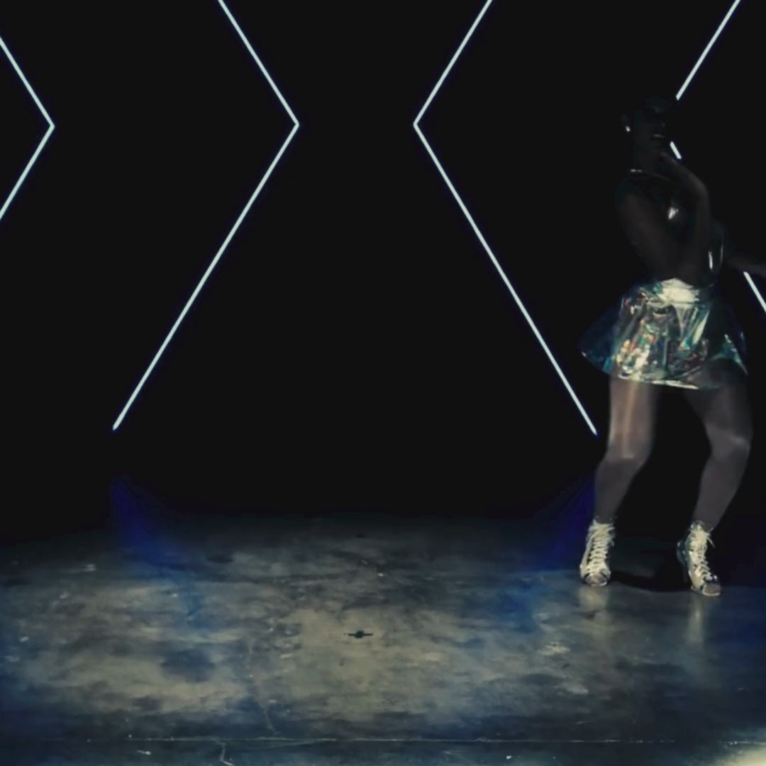 Sierra - Silver Vegan Leather - Street Sole