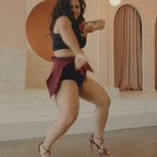 Starlette - Burgundy Vegan Patent  - Street Sole