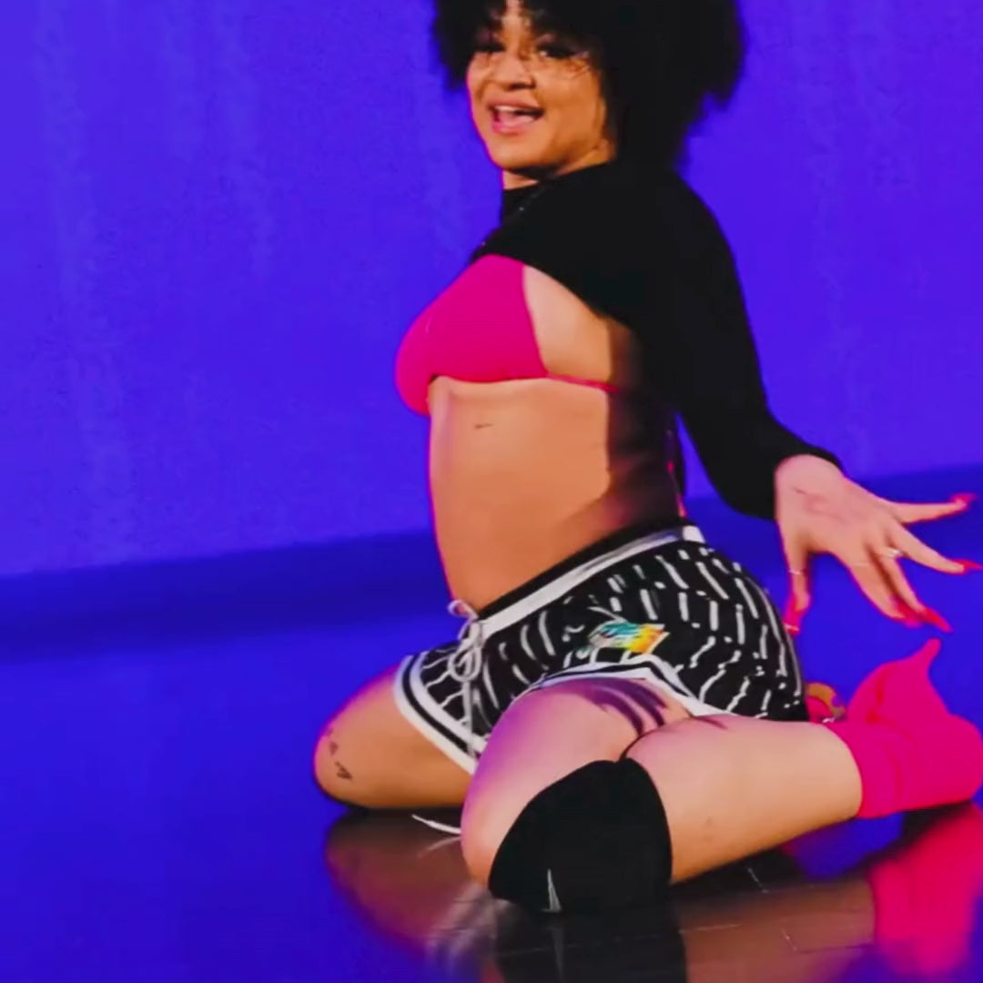 Shabina - Hot Pink Lycra - Street Sole