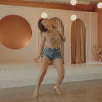 Desmira - Gold Shiny Vegan Leather  - Street Sole