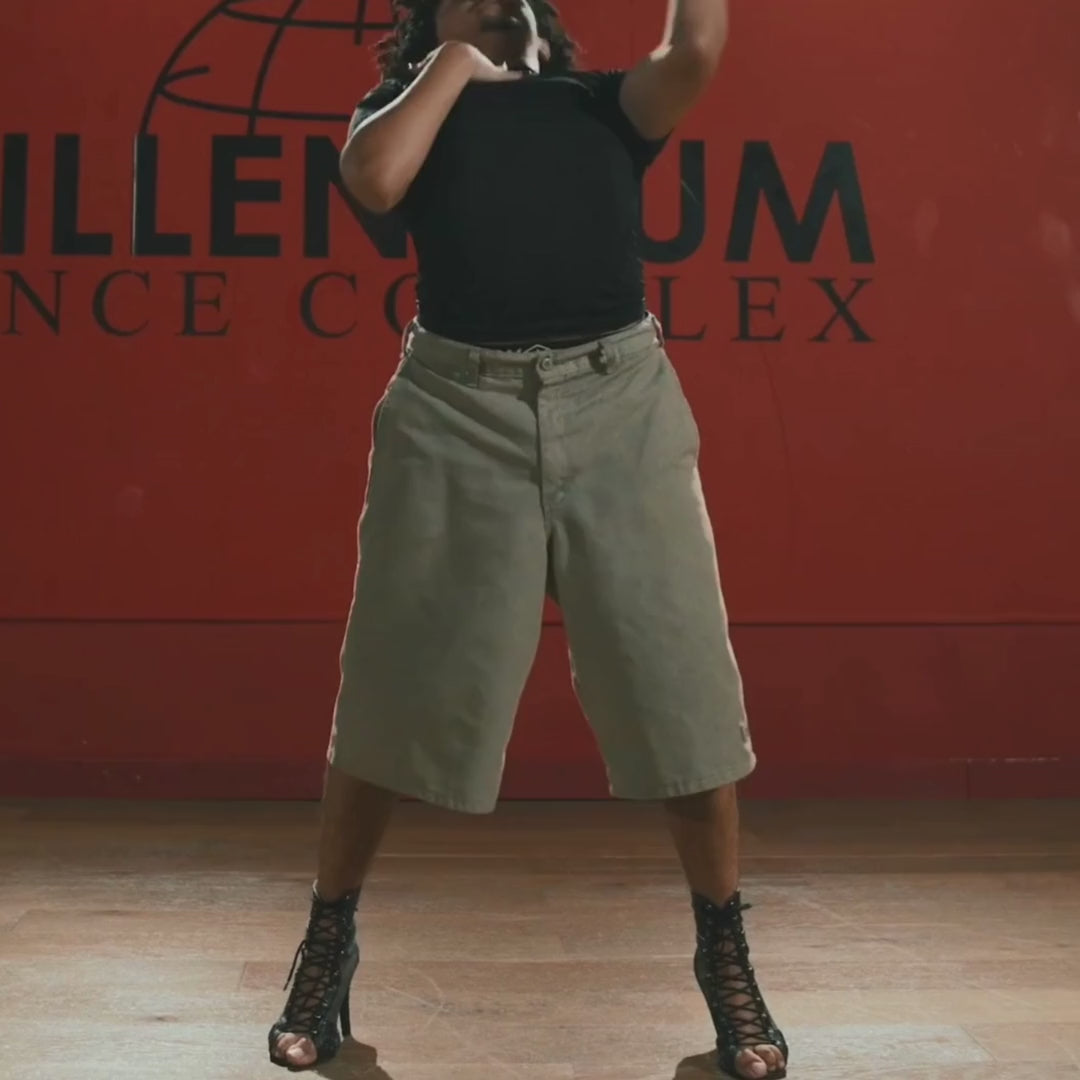 Jezabel - Black Vegan Leather - Street Sole