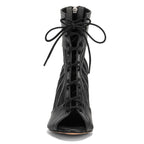 Showtime - Black Vegan Leather - Street Sole