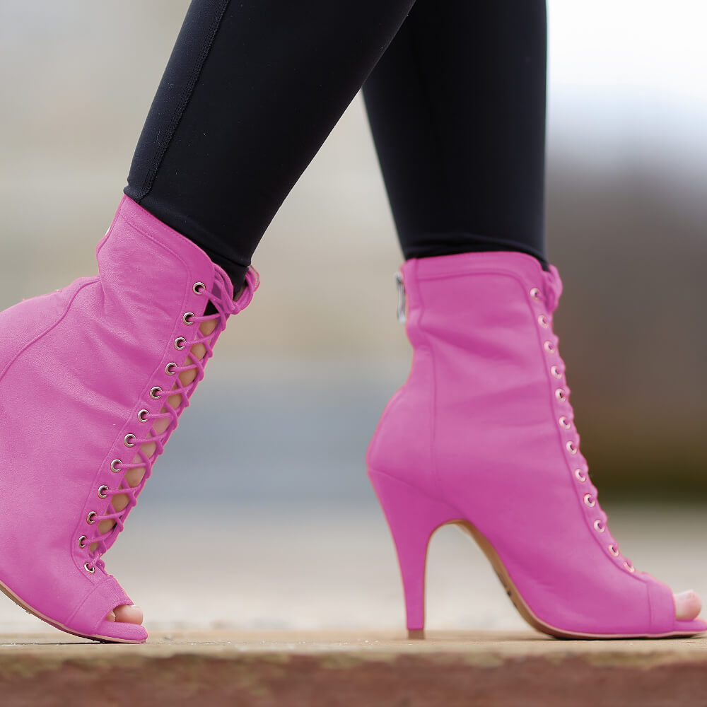 Sierralynn - Daim végan magenta - Semelle Street