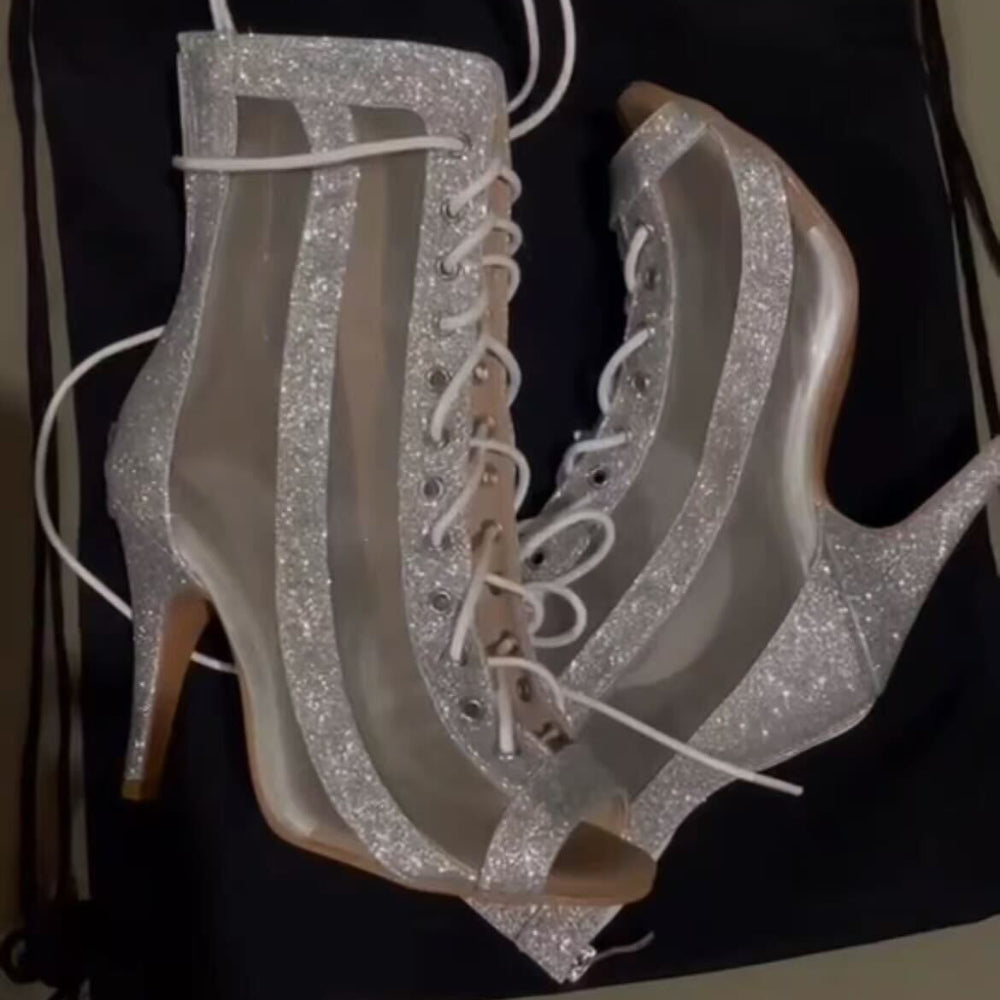 Sierra - Silver Glitter   - Street Sole