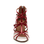 Skylar - Burgundy Vegan Patent - Street Sole