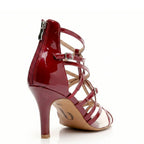 Skylar - Burgundy Vegan Patent - Street Sole