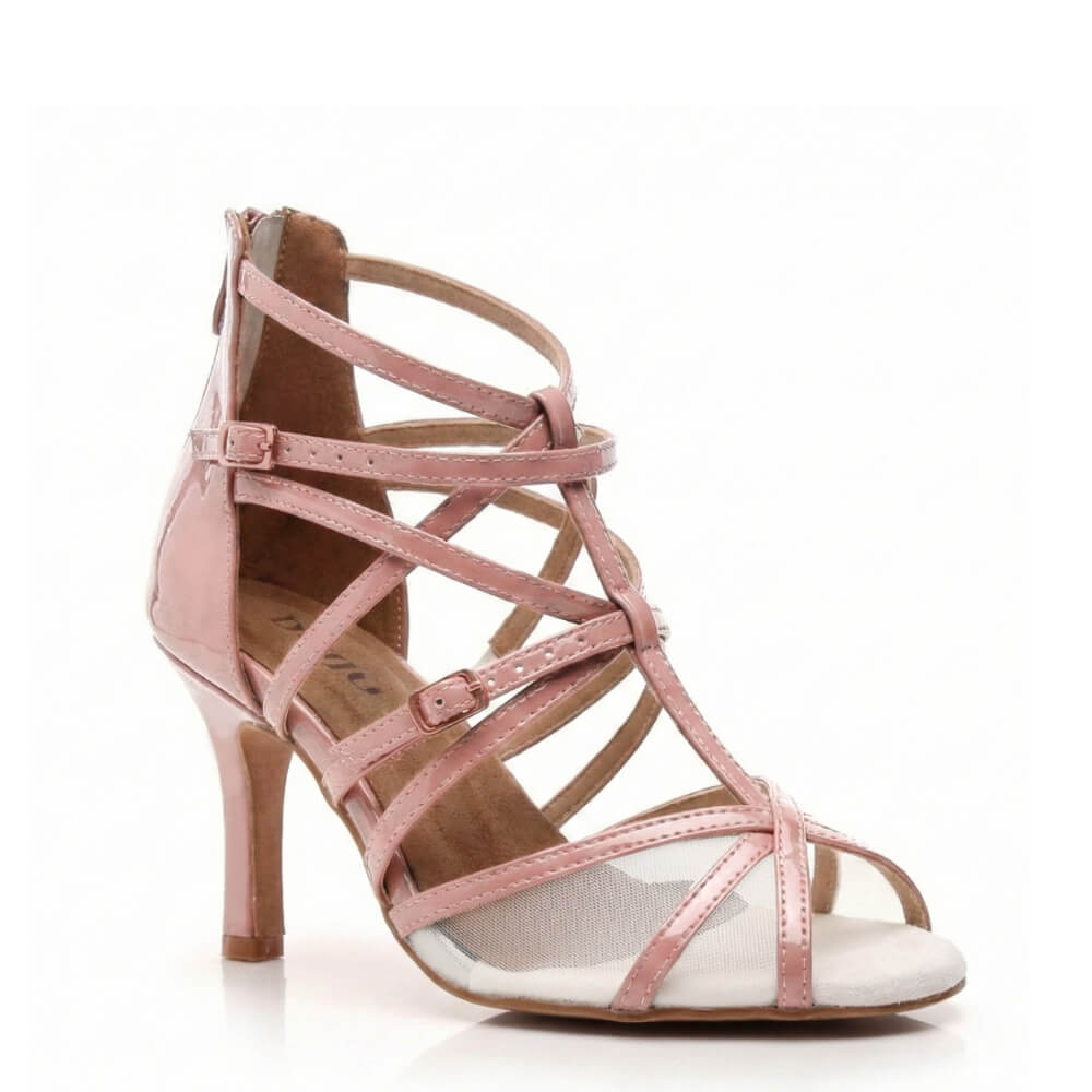 Skylar - Latte Vegan Patent - Street Sole