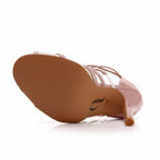 Skylar - Latte Vegan Patent - Street Sole