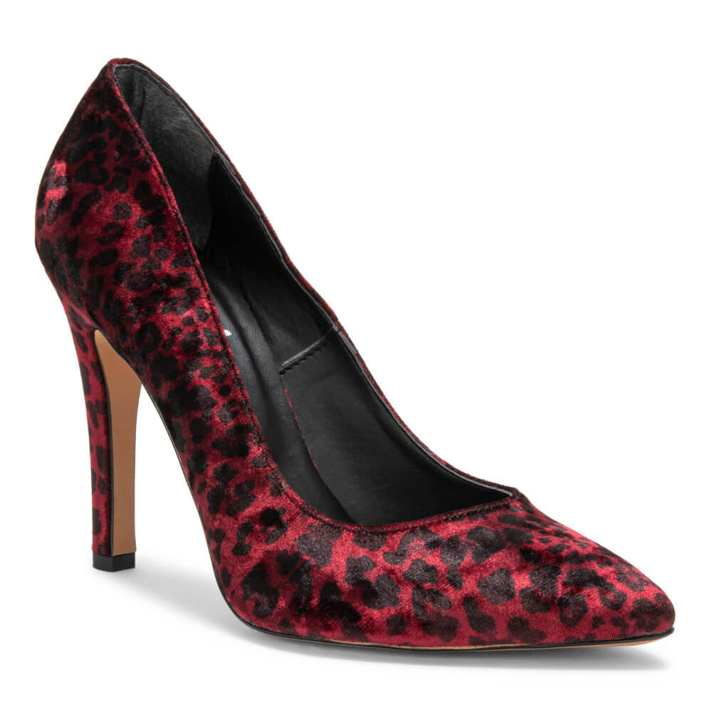 Sybil - Red Leopard - Street Sole