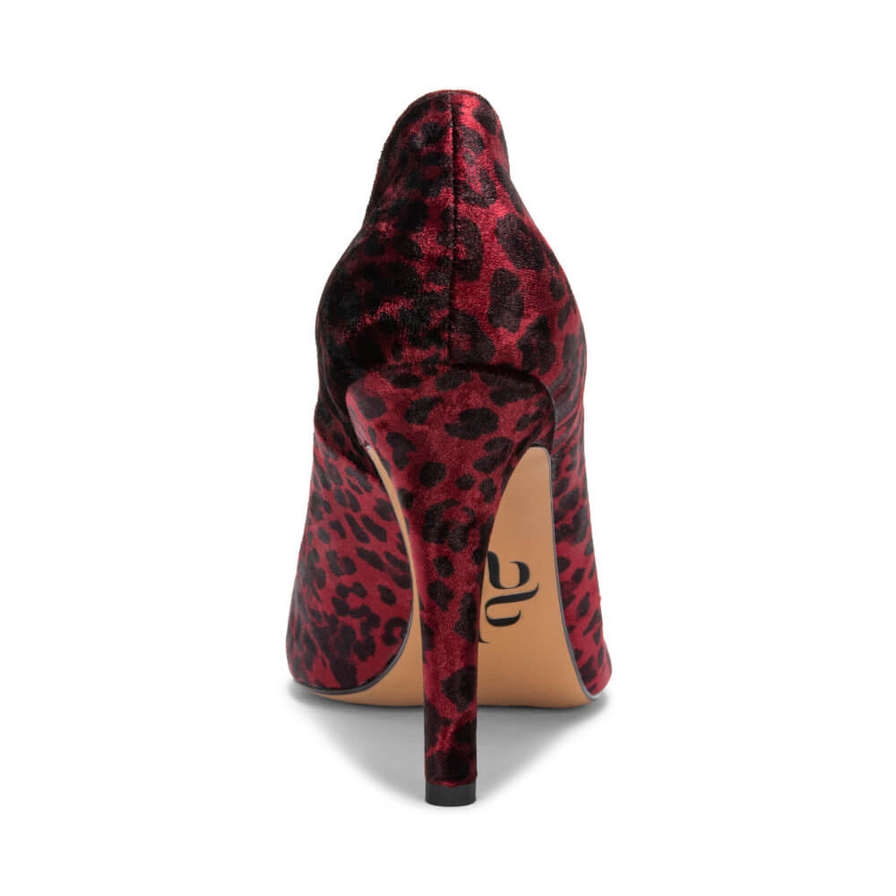 Sybil - Red Leopard - Street Sole