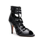 Tiyah Wide Fit - Cuir végan noir - Semelle en daim